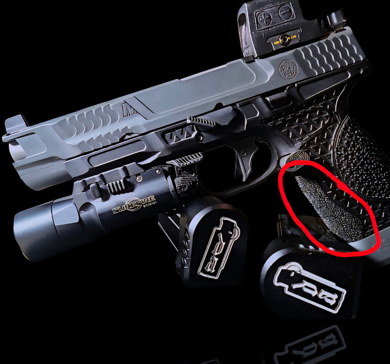 M&P Metal Frame Front Strap Stipple