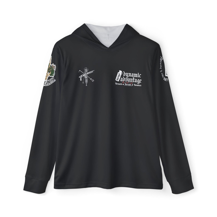 Lightweight Sun Shirt w/hood, Black