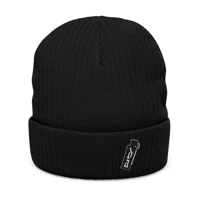 Dynamic Advantage Ribbed Knit Beanie Embroidered