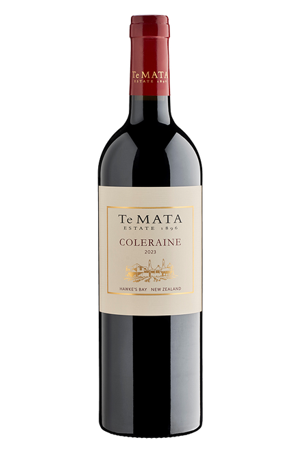 Te Mata Coleraine Cabernet Merlot 2023 (Wooden Boxed 6 Pack)