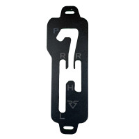 gate shifter for Honda Talon from Vessel Power Sports powder coated black