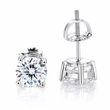 Velloss Signature Moissanite Stud Earrings