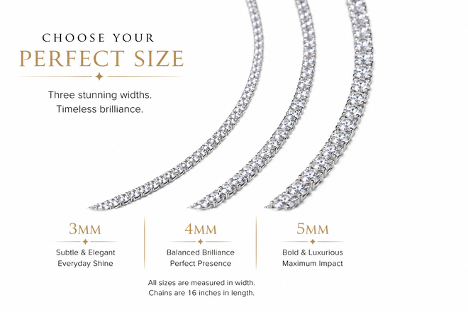 Moissanite Tennis Necklace/Bracelet