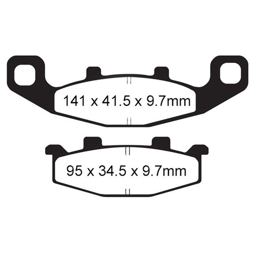 EBC HH Sintered Brake Pad FA129HH
