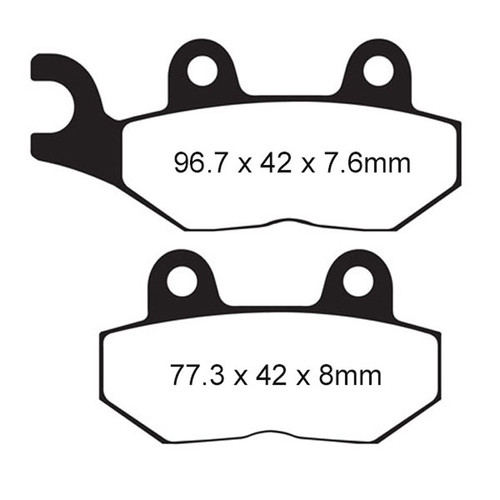 EBC HH Sintered Brake Pad FA214HH