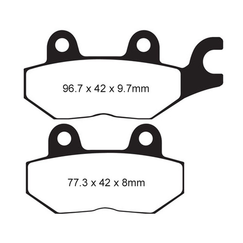 EBC HH Sintered Brake Pad FA215/2HH
