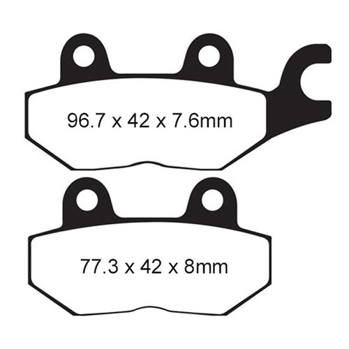 EBC HH Sintered Brake Pad FA215HH