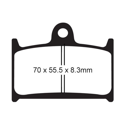 PLAQUETTES DE FREIN - SÉRIE HH - FA236HH AVANT