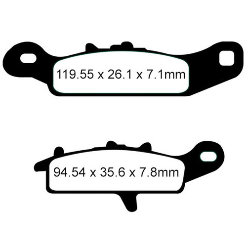 EBC R Series Brake Pad FA342R