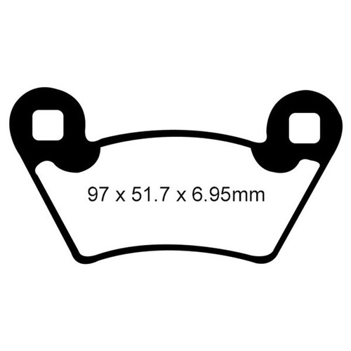 PLAQUETTES DE FREIN - SÉRIE R - FA354R