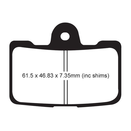 EBC HH Sintered Brake Pad FA454/4HH