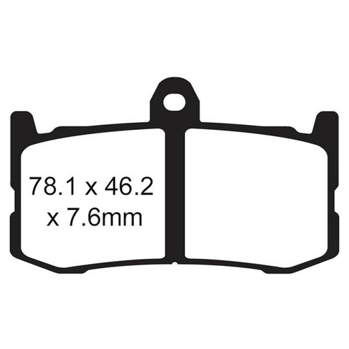 PLAQUETTES DE FREIN - SÉRIE HH - FA491HH AVANT