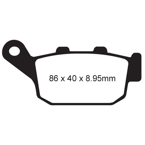PLAQUETTES DE FREIN - SÉRIE HH - FA496HH ARRIÈRE