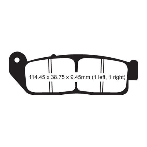 EBC Standard Brake Pad FA672