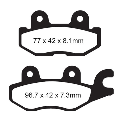 EBC SV Brake Pad FA674SV
