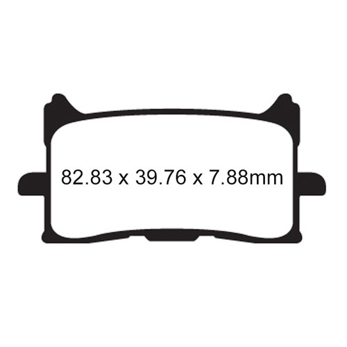 EBC HH Sintered Brake Pad FA679HH