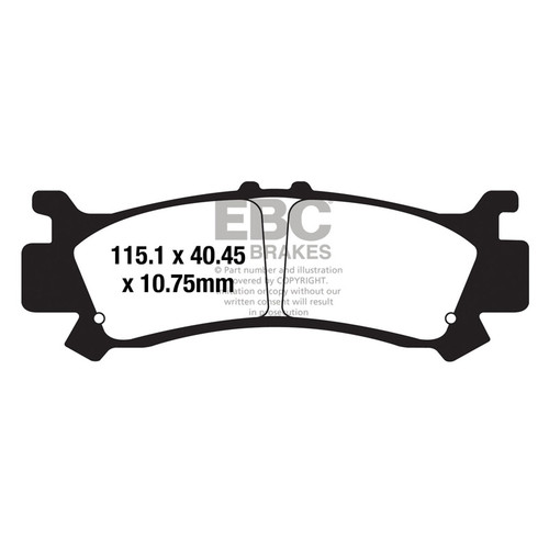 EBC HH Sintered Brake Pad SXR701HH