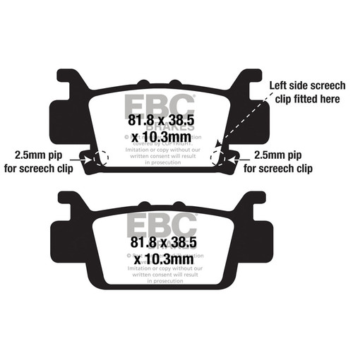 EBC SV Brake Pad FA703SV