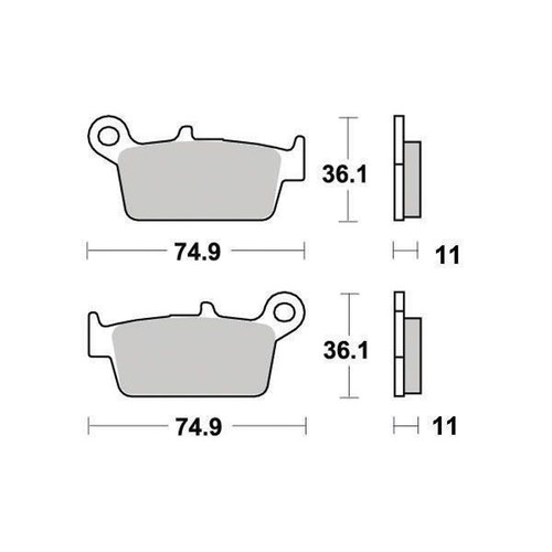 Ferodo EF Brake Pad FDB539EF