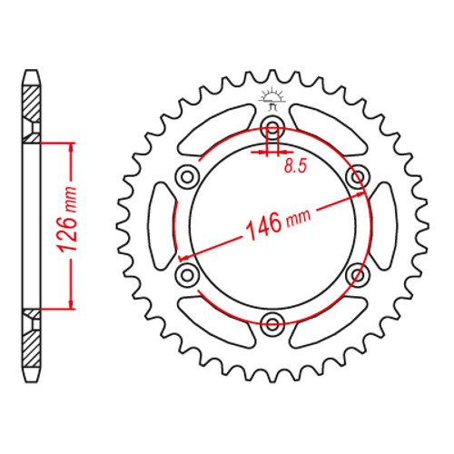 ITL Couronne Ar. Acier 520P 49T - (111590)