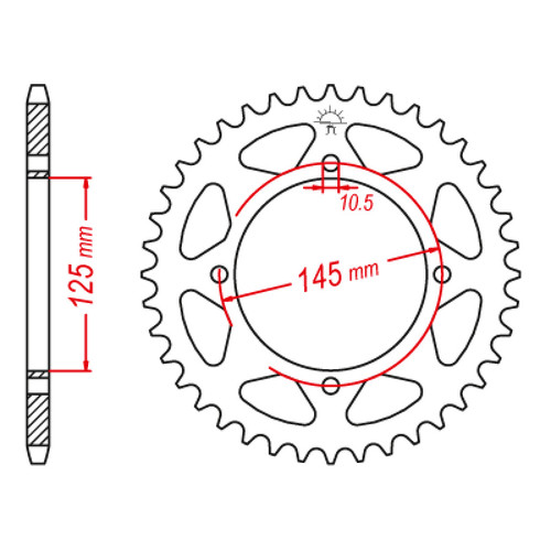 ITL Couronne Ar. Acier 520P 42T - (111646)