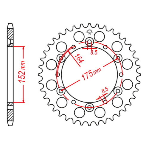 ITL Couronne Ar. Acier 520P 41T - (111663)