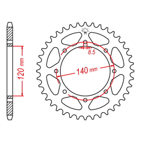 ITL Couronne Ar. Acier 520P 40T - (111775)