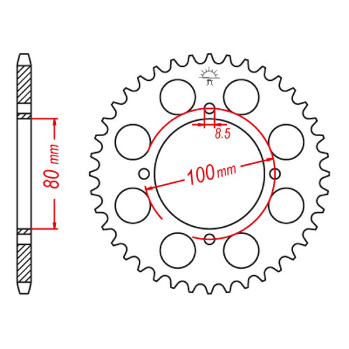 ITL Couronne Ar. Acier 520P 41T - (111503)