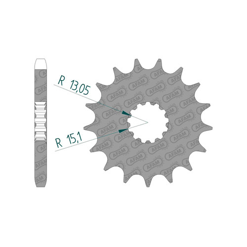 AFAM Pignon Avant 530P 18T - (88800-18)