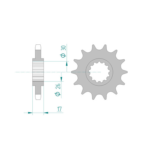 ITL Front Sprocket 530P 15T - (110381)