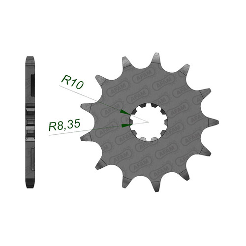 AFAM Front Sprocket 520P 13T - (24304-13)