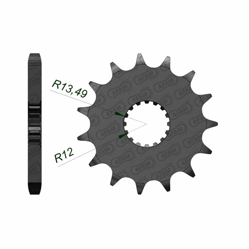 AFAM Pignon Avant 530P 15T - (22900-15)