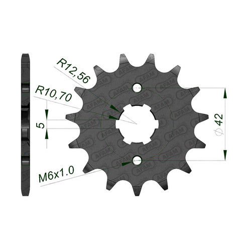AFAM Front Sprocket 520P 16T - (21301-16)