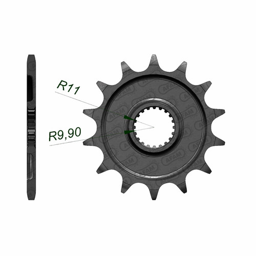 AFAM Front Sprocket 520P 12T - (21309-12)