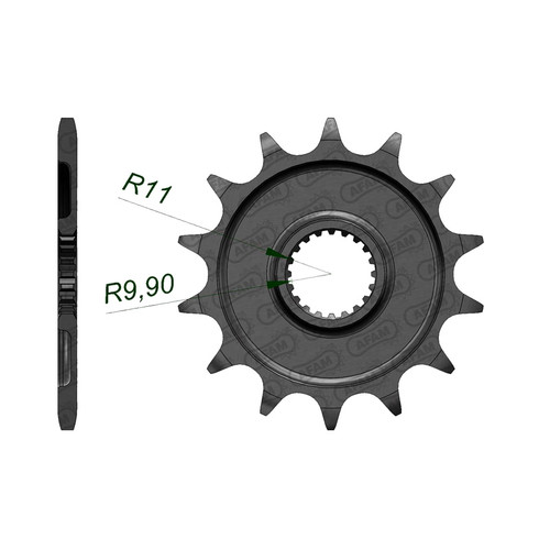 AFAM Front Sprocket 520P 14T - (21309-14)