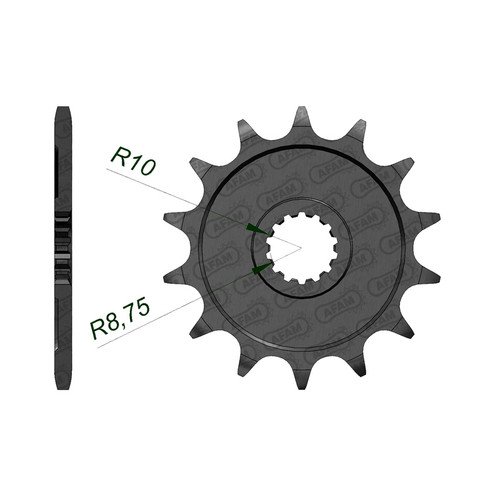AFAM Front Sprocket 520P 14T - (21203-14)