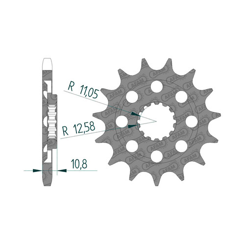 AFAM Pignon Avant 525P 15T - (94807-15)