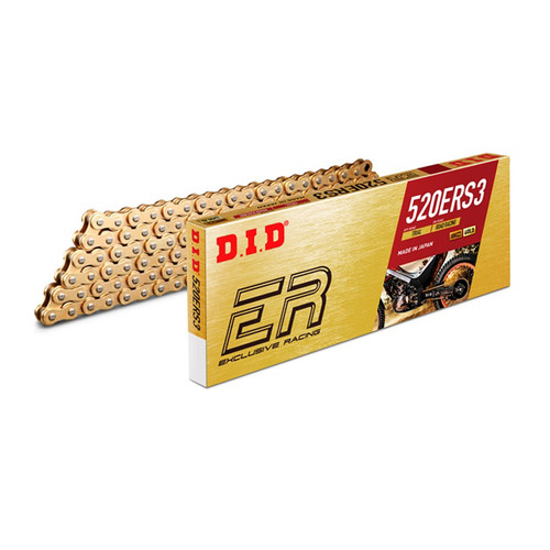 520ERS3-120L GOLD & GOLD CHAIN W/CLIP LINK