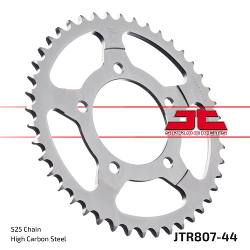 JT Sprocket Rear Sprocket Steel 525P 44T - (JTR807.44)