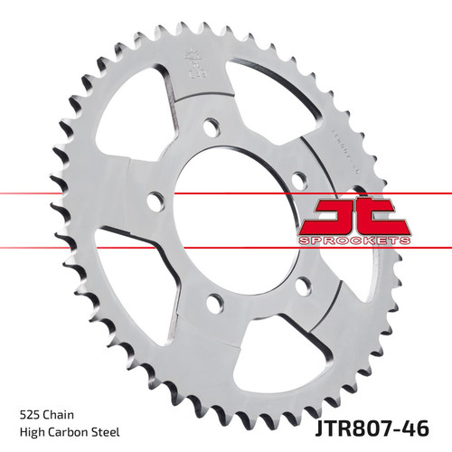 JT Sprocket Couronne Ar. Acier 525P 46T - (JTR807.46)