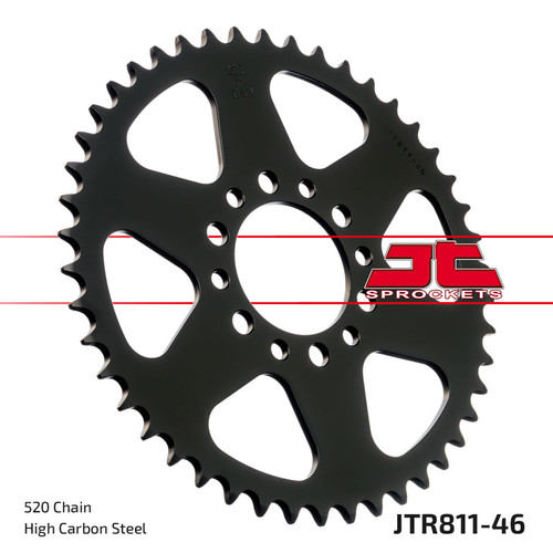 JT Sprocket Rear Sprocket Steel 520P 46T - (JTR811.46)