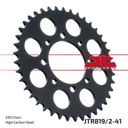 JT Sprocket Rear Sprocket Steel 520P 41T - (JTR819/2.41)