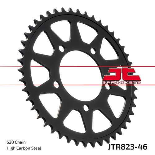 JT Sprocket Rear Sprocket Steel 520P 46T - (JTR823.46)