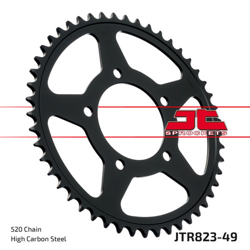 JT Sprocket Rear Sprocket Steel 520P 49T - (JTR823.49)