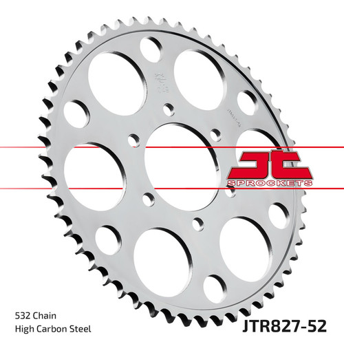 JT Sprocket Rear Sprocket Steel 532P 52T - (JTR827.52)