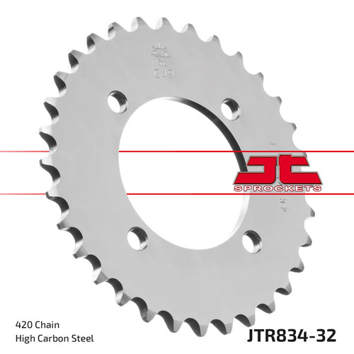 JT Sprocket Rear Sprocket Steel 420P 32T - (JTR834.32)
