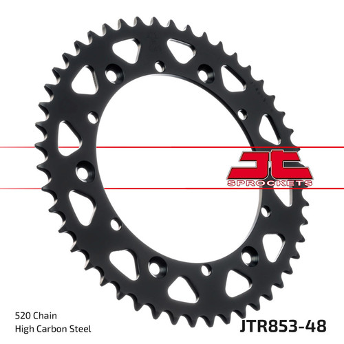 JT Sprocket Couronne Ar. Acier 520P 48T - (JTR853.48)