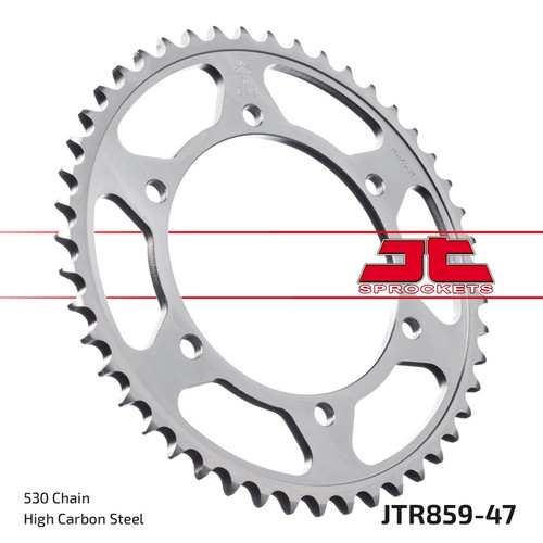 JT Sprocket Rear Sprocket Steel 530P 47T - (JTR859.47)