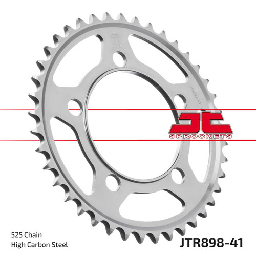 JT Sprocket Rear Sprocket Steel 525P 41T - (JTR898.41)