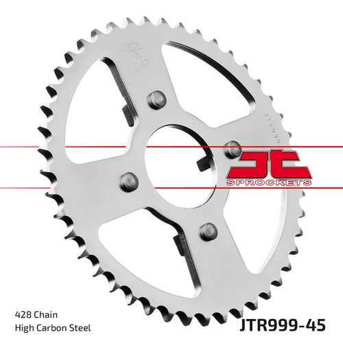 JT Sprocket Rear Sprocket Steel 428P 45T - (JTR999.45)